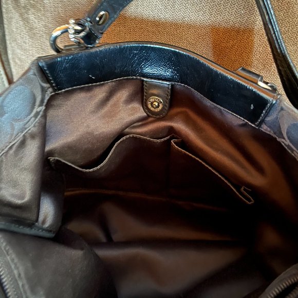 Coach Classic Nylon Shoulder Bag - Picture 8 of 11